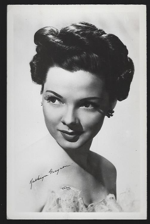 Photograph - Vintage Postcard of Kathryn Grayson