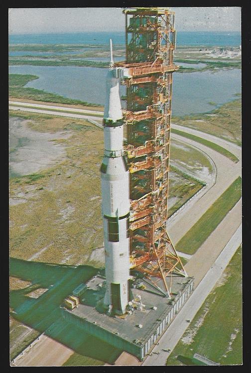 Image for APOLLO 16 ON ITS MOBILE LAUNCHER, KENNEDY SPACE CENTER, FLORIDA