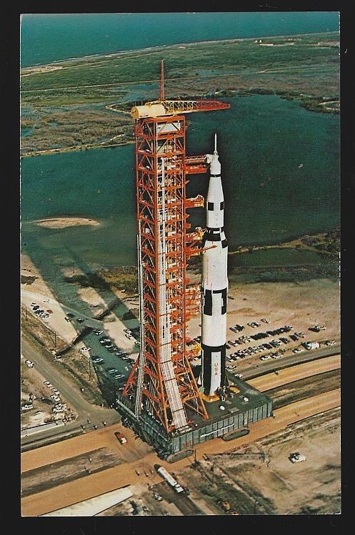Image for AERIAL VIEW, NASA APOLLO SATURN-V F. KENNEDY SPACE CENTER, FLORIDA