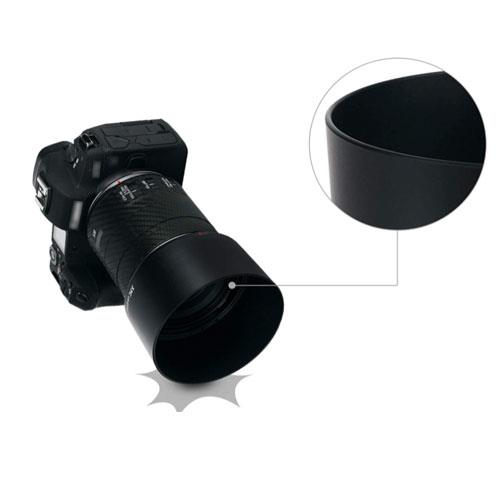 JJC LH-ET77 Black Dedicated Bayonet Mount Lens Hood Shade Compatible With Canon Rf 85mm F 2 Macro Is Stm Lense Reversible Non Glare Matte Finish Replacement Of Et 77 Lens Hood