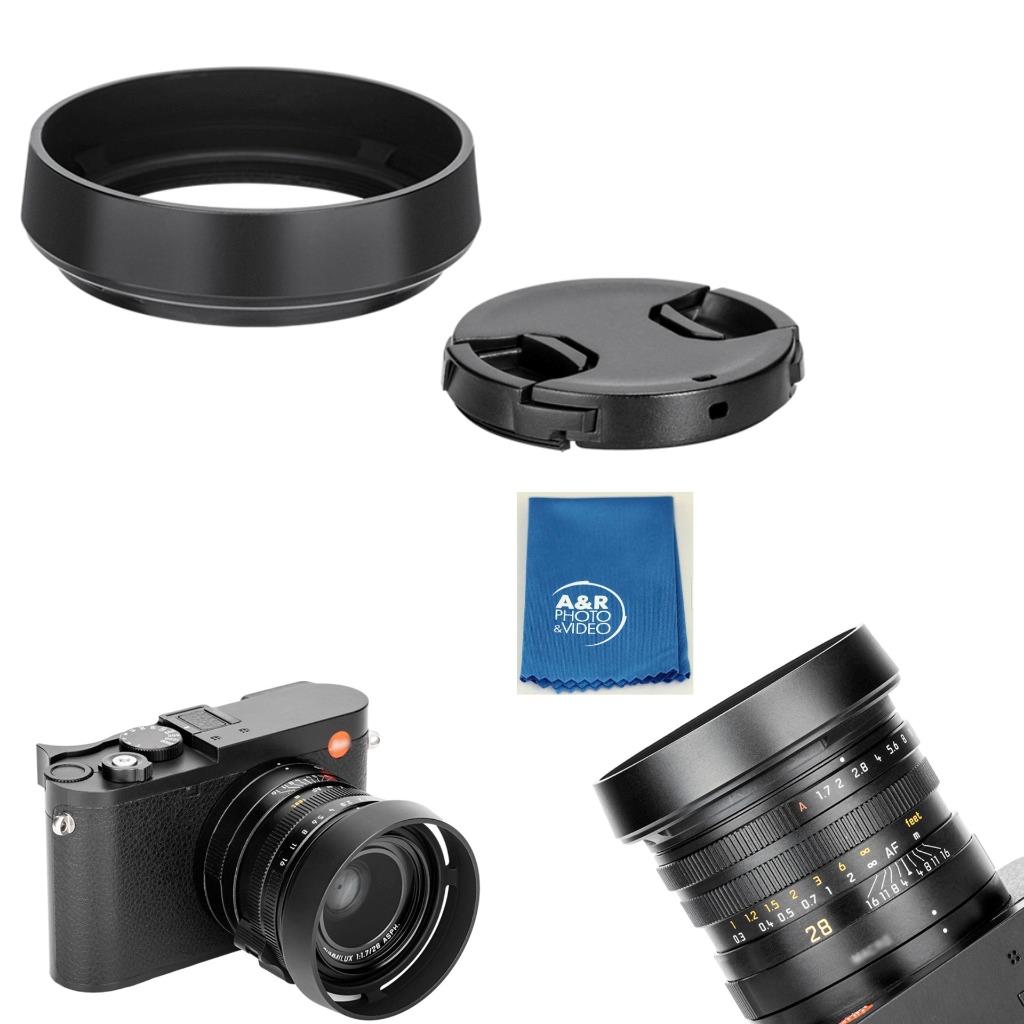 JJC LH-Q3 Lens Hood Shade For Leica Q3 Q2 Q Camera Replaces Round