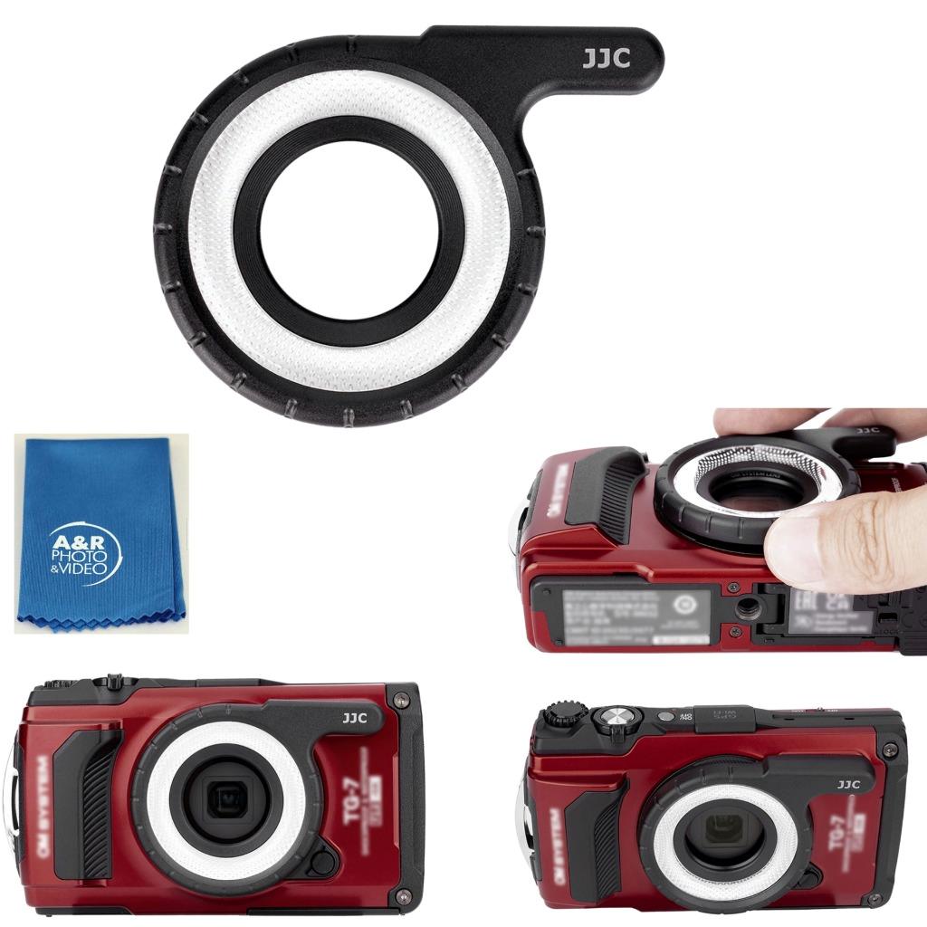 JJC MRL-TG1 Light Guide Ring For Olympus TG7 TG6 TG5 TG4 TG3 TG2