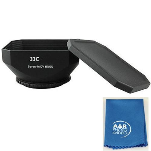 A&R 58mm Digital Video Lens Hood For Canon HFG20, HFG30, HFG40 Camcorders - With Cap