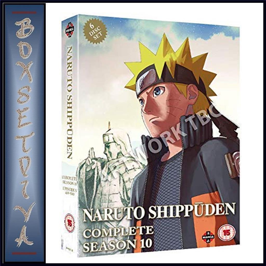 Naruto Shippuden Complete Season 10 Episodes 459 500 Brand New Dvd Ebay