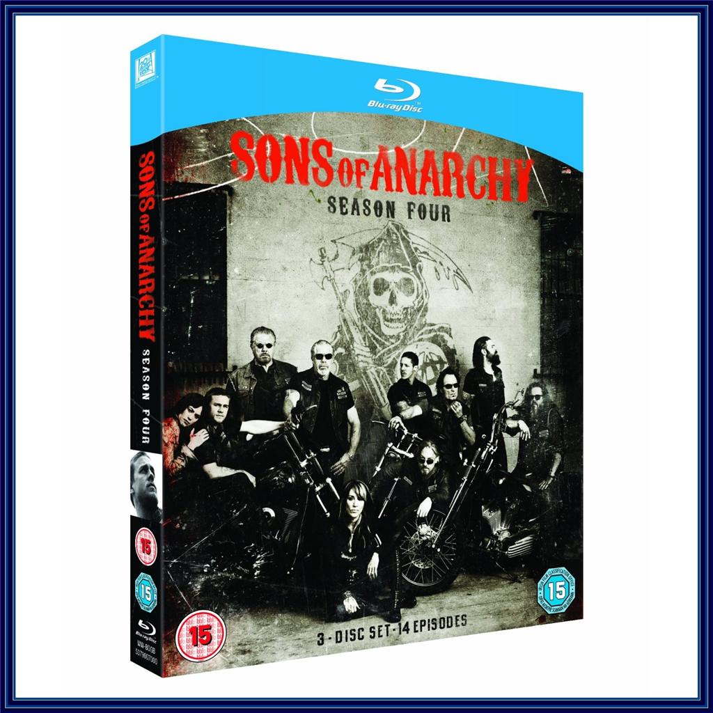 Sons Of Anarchy Complete Series Season 4 Brand New Blu Ray Ebay