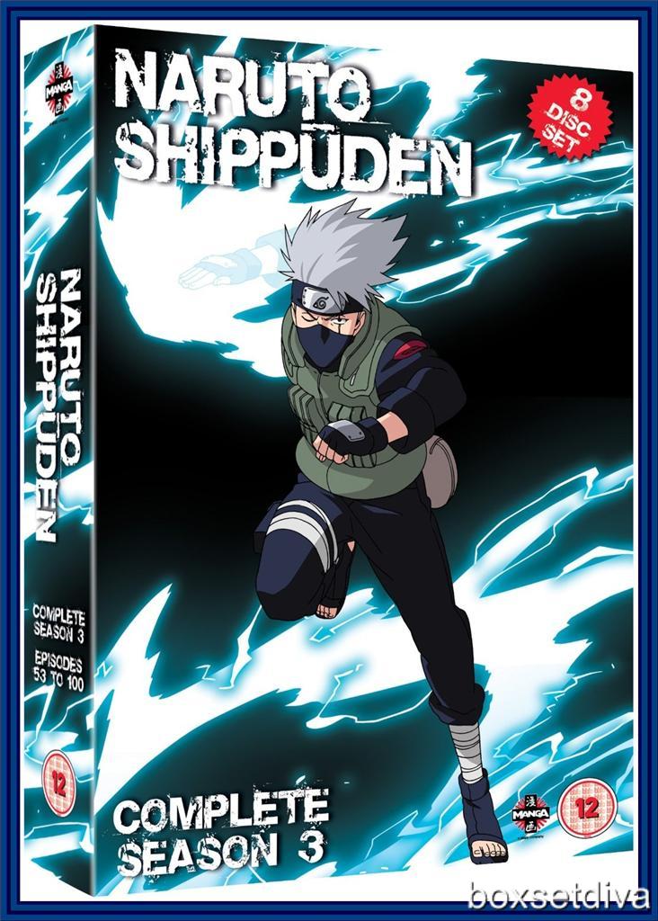 How Many Episodes Are In Naruto Shippuden Season 3 NARUTO SHIPPUDEN - COMPLETE SEASON 3 (EPISODES 101-153) **BRAND NEW DVD