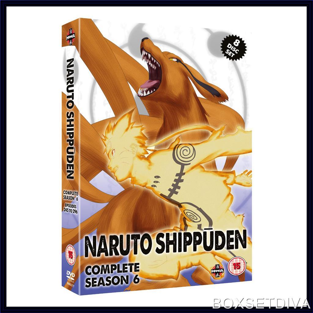 NARUTO SHIPPUDEN - COMPLETE SERIES 6 - EPISODES 245 - 296 ...