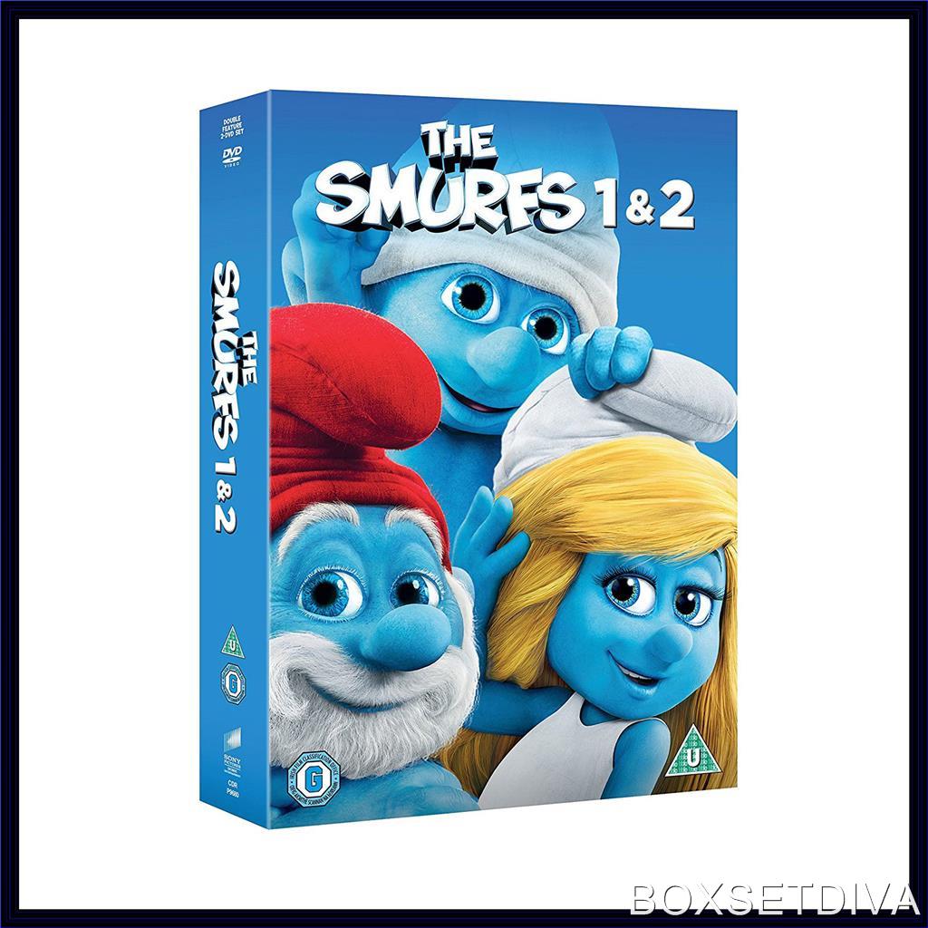 THE SMURFS - 1 & 2 - 2 MOVIE COLLECTION BOXSET *** BRAND NEW