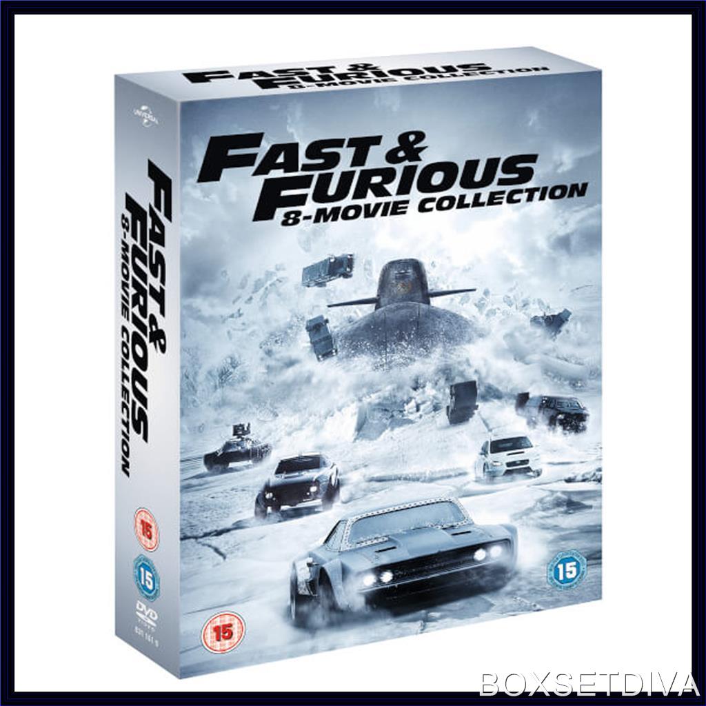 FAST & FURIOUS 1 - 8 MOVIE COLLECTION - 8 FILMS **BRAND ...