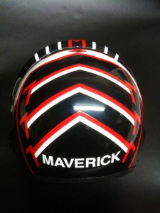 TOP GUN MAVERICK FLIGHT HELMET MOVIE PROP FIGHTER PILOT DECAL STICKER