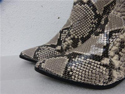 steve madden jain bootie snakeskin