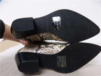 steve madden jain bootie snakeskin