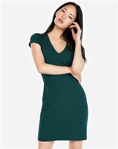 express tulip sleeve sheath dress