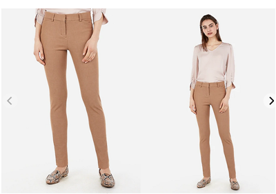 express skinny mid rise stretch pants