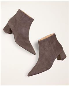 ann taylor suede booties