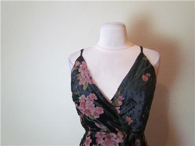 ava velvet burnout slip dress