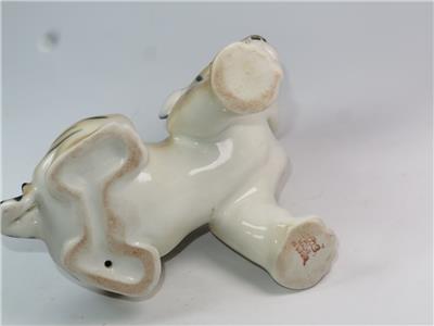 Figurine Vintage Tigre En Porcelaine – Collection Lomonosov – Russie