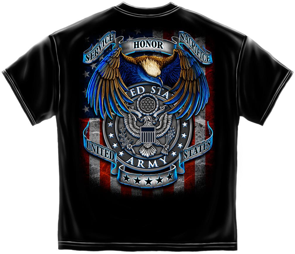 US Army T-shirt Badge of Honor Design