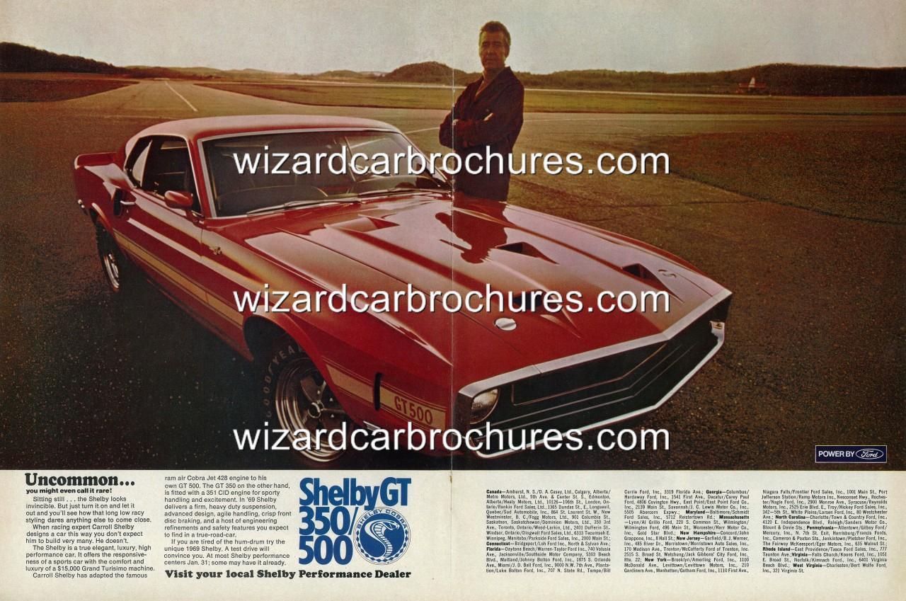 1969 Ford mustang sales brochure #2
