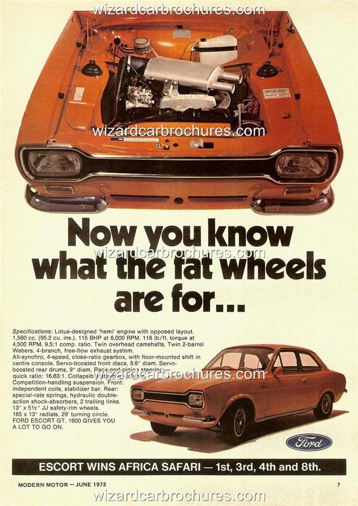 Ford escort mk1 brochure #7