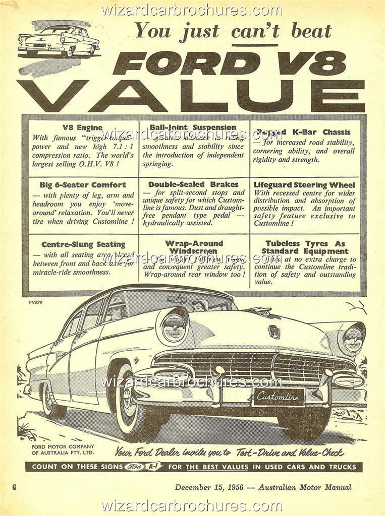 1956 Ford customline sale australia #6