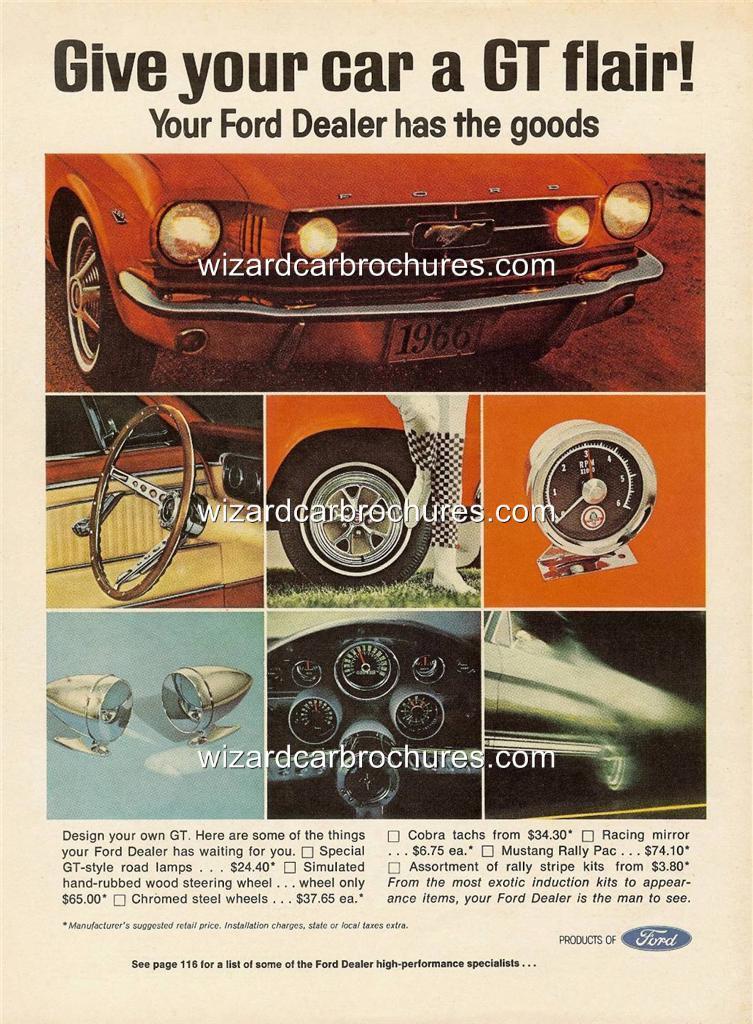1966 Accessory ford mustang #5