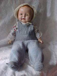 (A3) Vintage Ideal Composition Doll Flirty Eye Tickle Toes Tickletoes ...