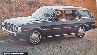 Vintage Toyota Corona 2 & 4-Dr Sedan 2-Dr Hardtop Station ...