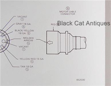 Original Mariner Marine Wiring Diagram 20 HP Thru 60 HP Remote Electric