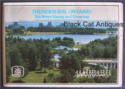 Original 1980 Thunder Bay Ontario Ten Years Young Growing Map