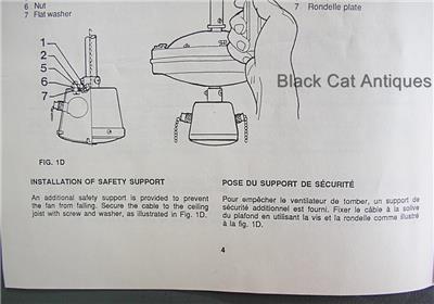 Details About Original Smc Ceiling Fan Light Kit Owner S Manual Model No Kb36 Engl Fr