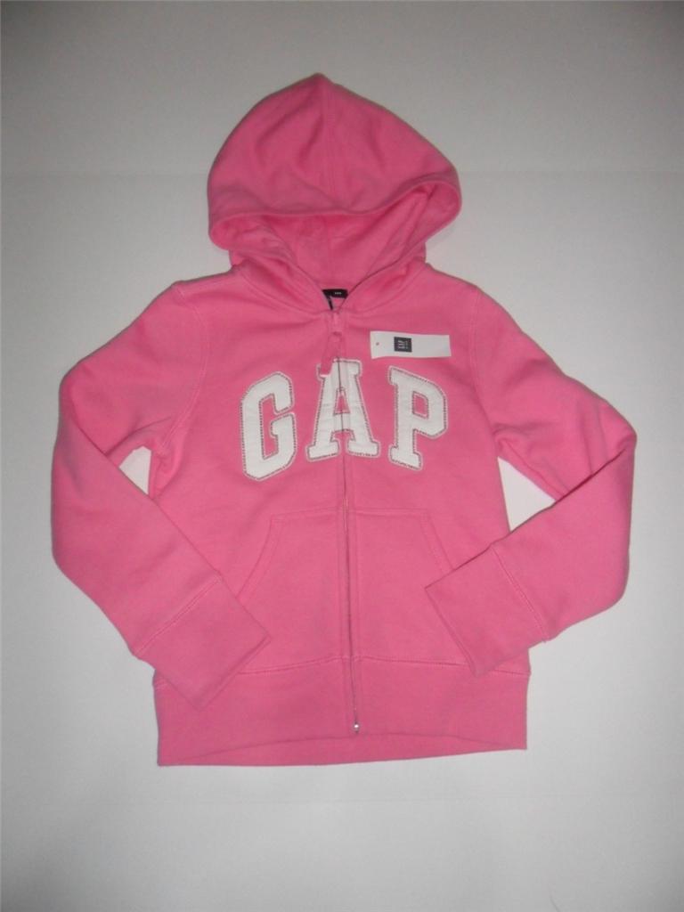 GAP Kids Girl's Pink Logo Hoodie Sweatshirt Jacket S, M, L, XL | eBay