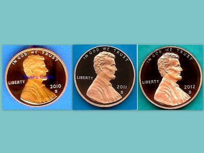 2018 P D and S BU and Proof Lincoln Cent Penny Set-PD from Mint Sets-3 coins
