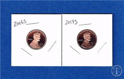 2014-S 2016-S 2013-S 2015-S 2017-S /& 2018-S PROOF LINCOLN CENTS 6 COINS
