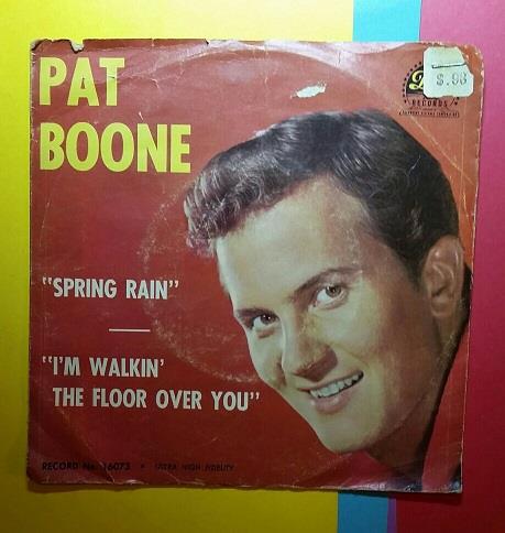 Vintage 1950 S 45 Rpm Dot Record Pat Boone I M Walkin The