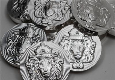 純銀　スコッツデール ライオン　スタッカー Scottsdale Stacker® 2 oz Silver Round | Scottsdale Mint