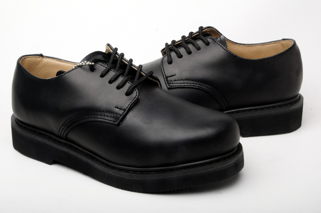 ALP BOOTS Boys Shoes Oxfords SAFETY STEEL TOE 5104T BLK | eBay