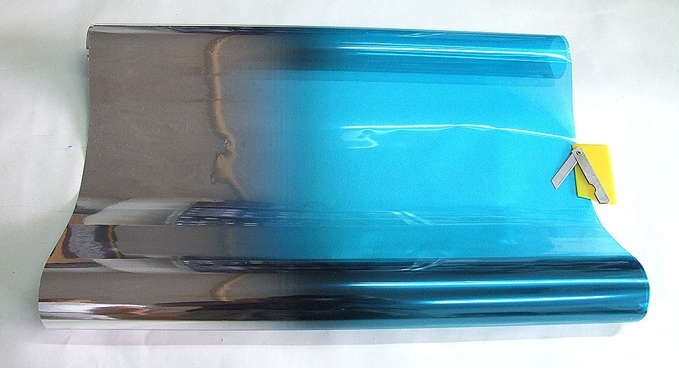 Alvorox Auto Folie Blau Chameleon - 69% VLT Tönungsfolie 75x300cm