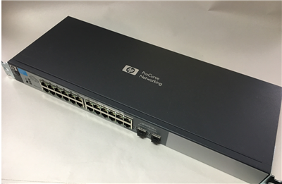 HP PROCURVE 1810G-24 PORT 10/100/1000 GIGABIT SWITCH J9450A   RACK EARS ...