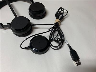 JABRA GN HSC016 EVOLVE 20 STEREO UC CORDED USB HEADSET MIC 150-7000HZ 2 ...