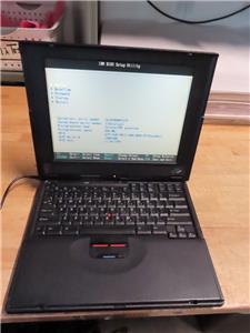 VINTAGE IBM THINKPAD 390X MODEL 2626-F0U 64MB NO HDD W/AC ADAPTER