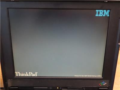 VINTAGE IBM THINKPAD 390X MODEL 2626-F0U 64MB NO HDD W/AC ADAPTER