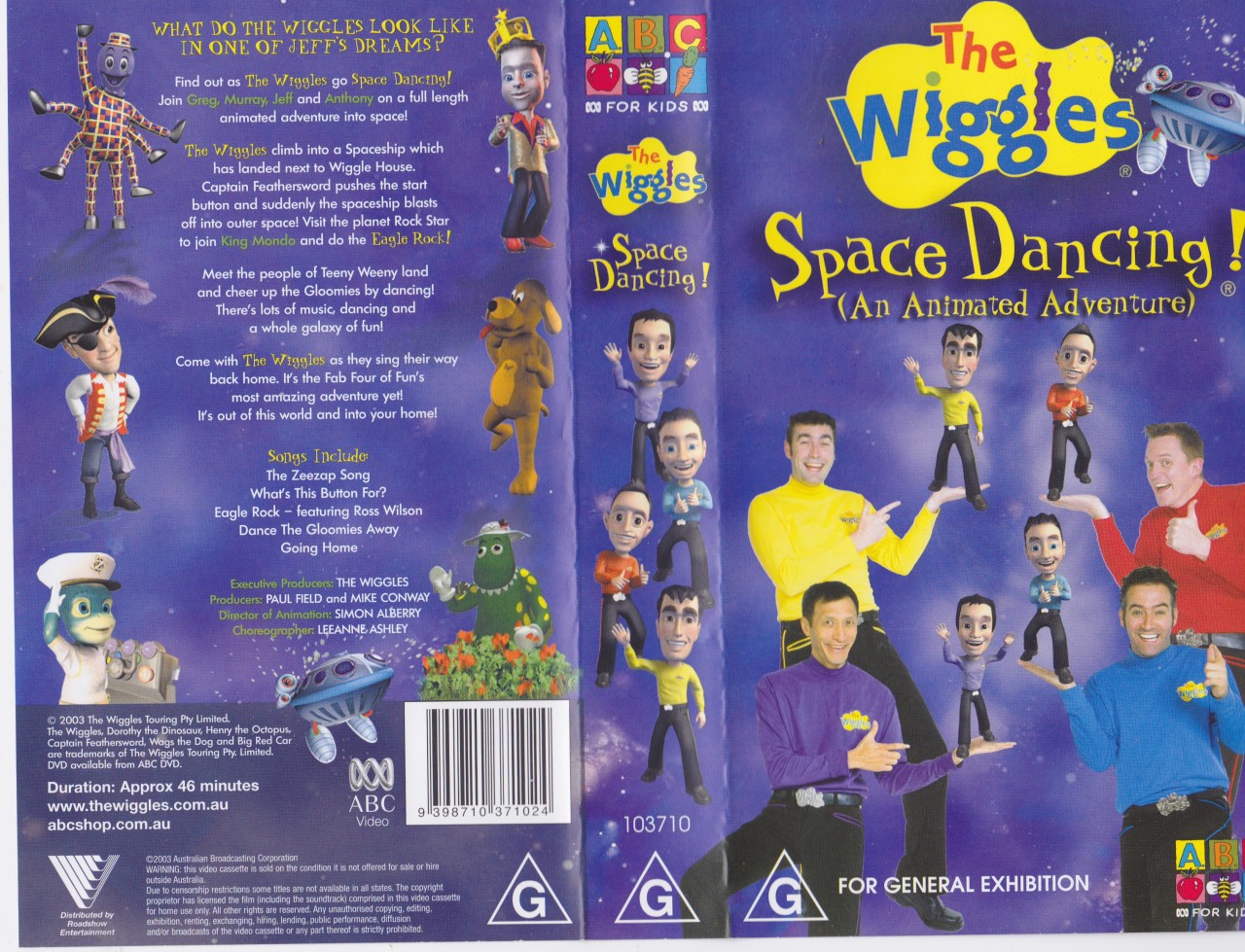 The wiggles space dancing VHS video pal a rare find ebay.