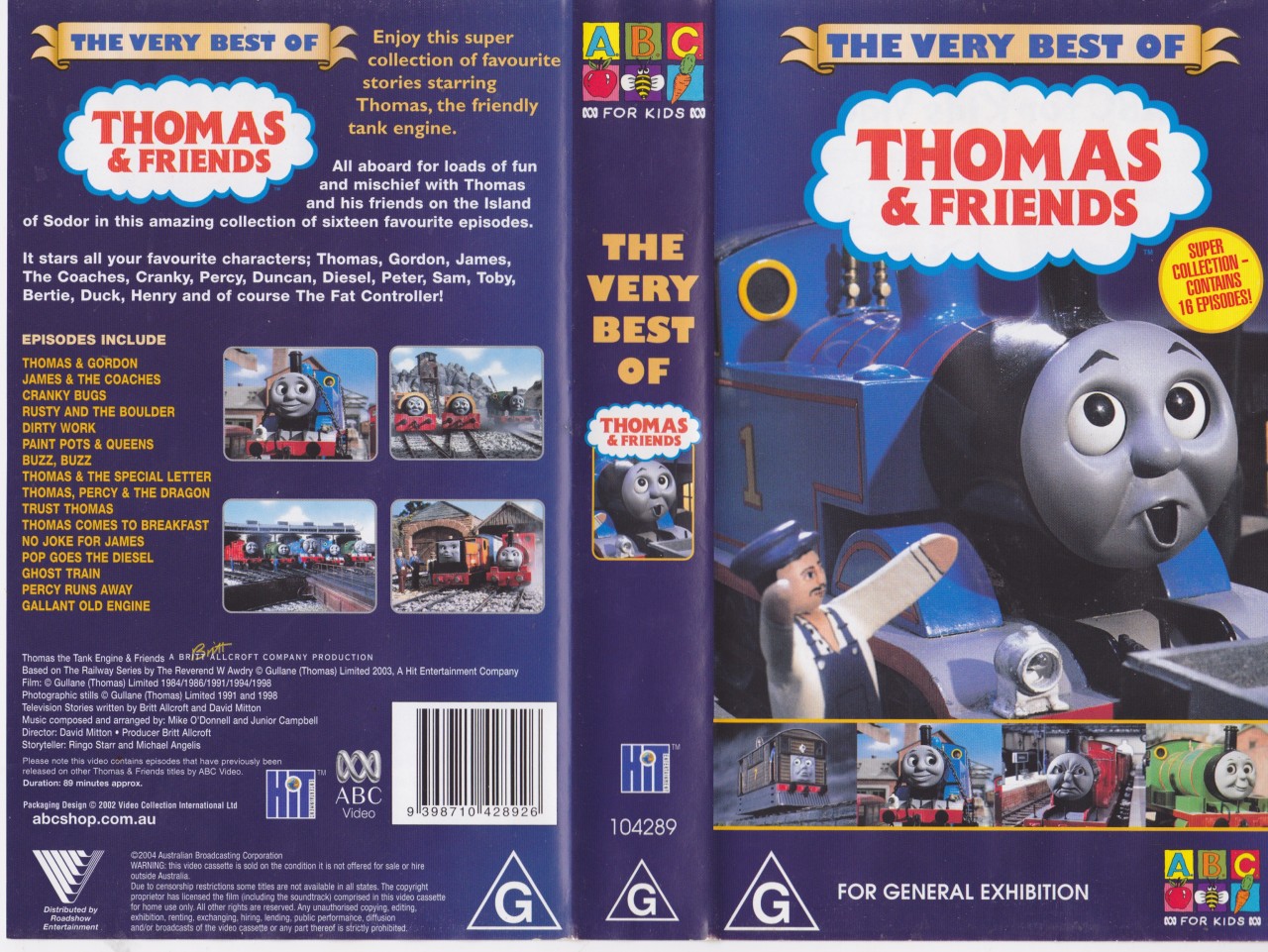 Thomas The Tank Engine The Very Best Of Vhs Video Pal A Rare Find Ebay ...