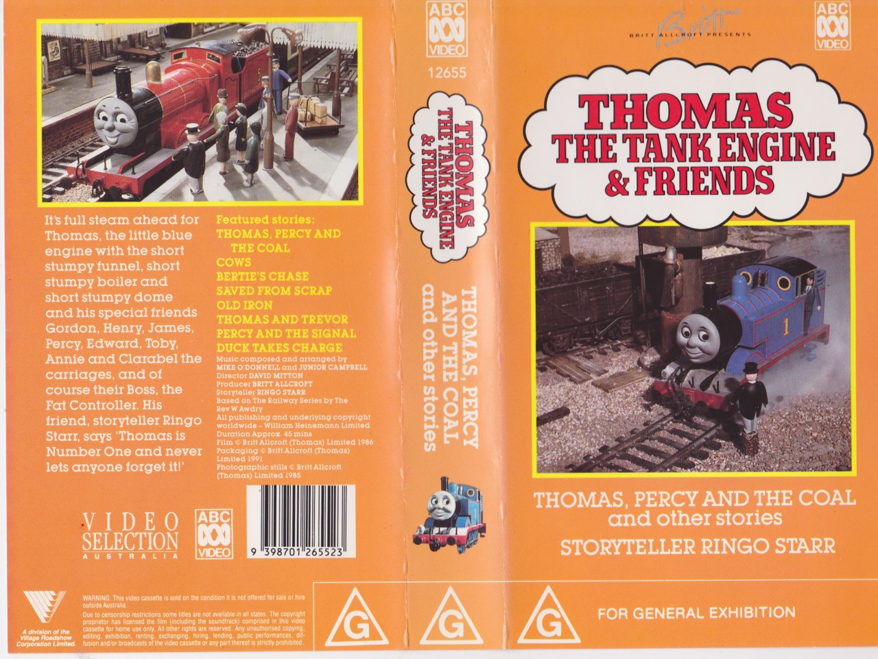 Thomas The Tank Engine And Friends Coal Vhs
