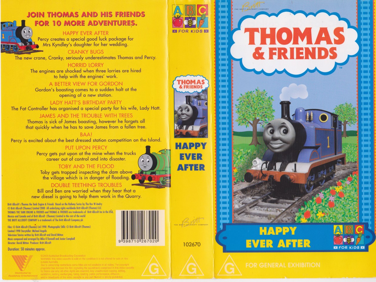 THOMAS THE TANK ENGINE HAPPY EVER AFTER VHS VIDEO PAL A RARE FIND | eBay
