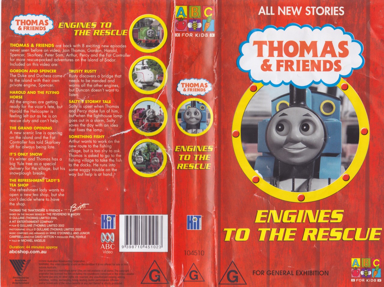 Thomas The Tank Engine And Friends Engines To The Rescue Vhs Video ...