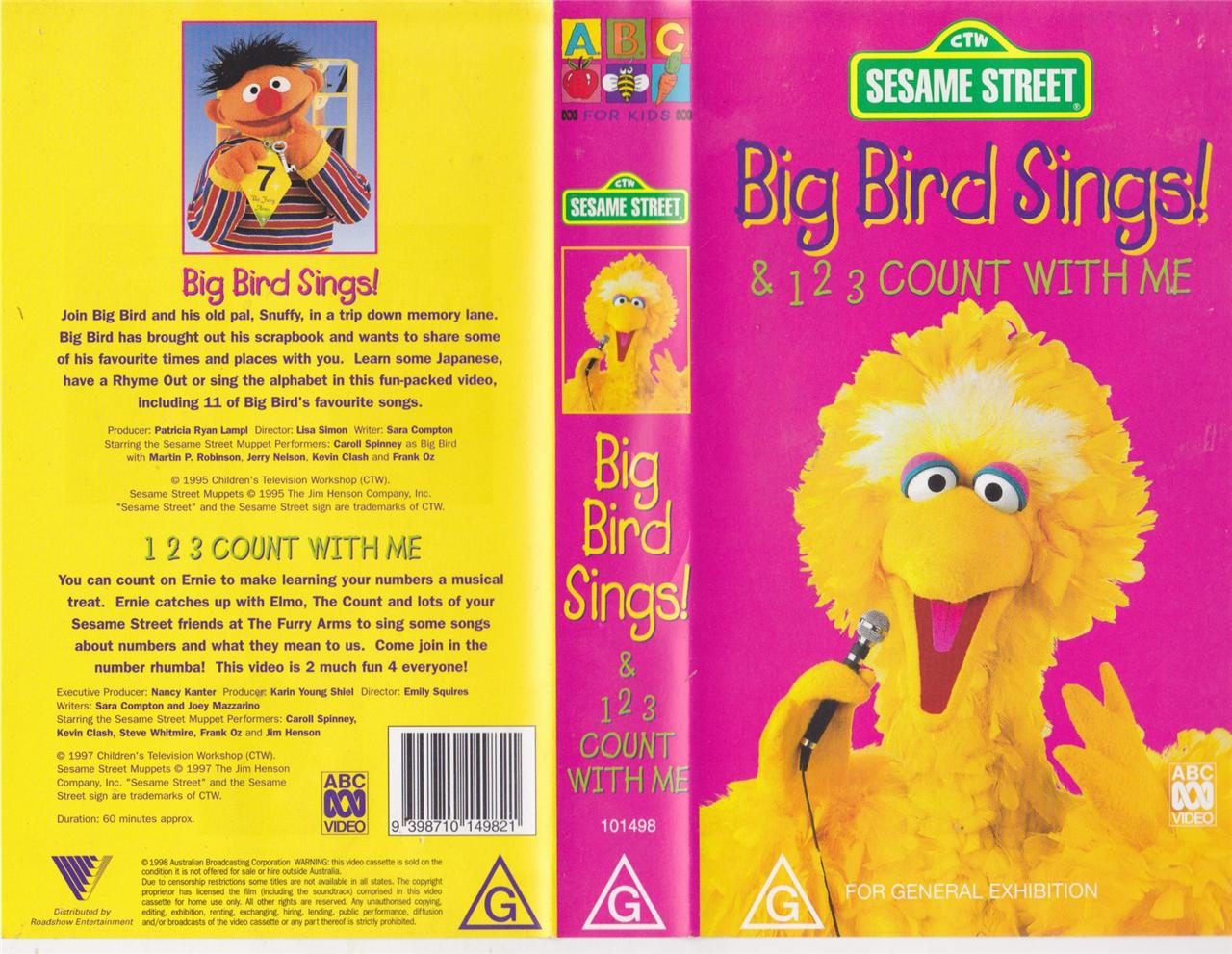 Sesame Street Big Bird Sings Abc Video Pal Vhs Ebay | My XXX Hot Girl