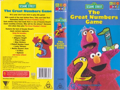 Amazon.com: Sesame Street - The Great Numbers Game [VHS ...