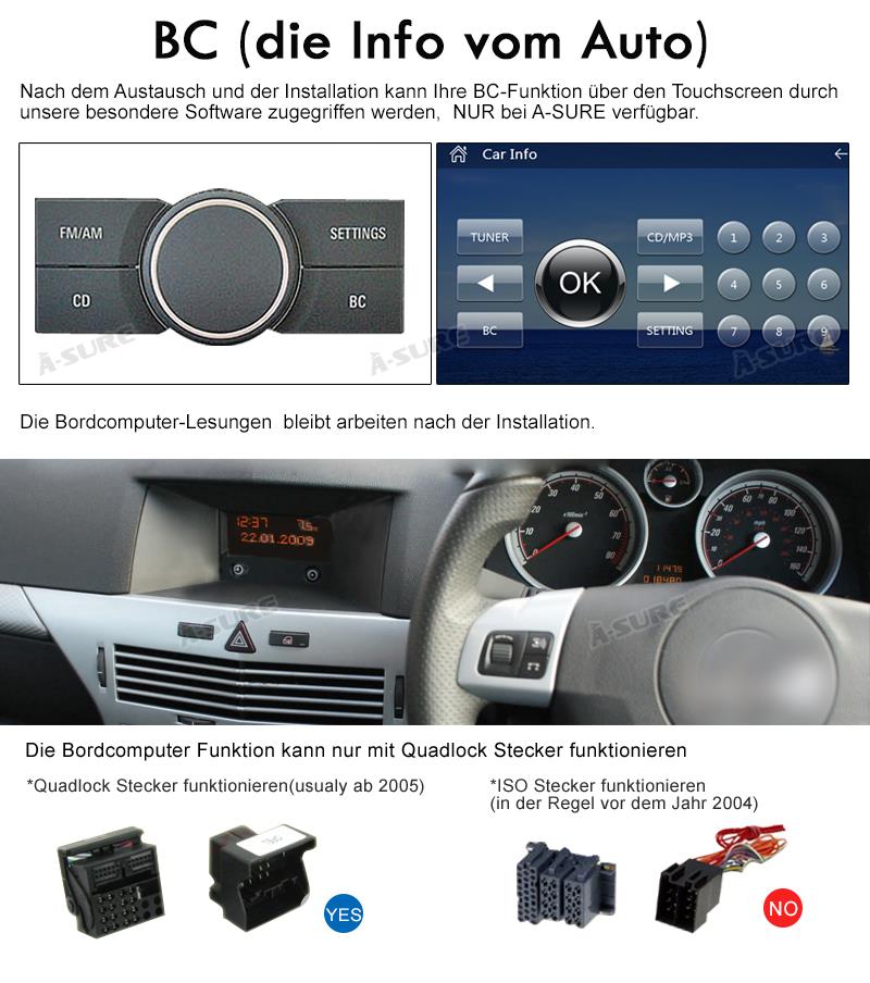 16G Navi Autoradio DVD GPS Radio für Opel Astra Corsa